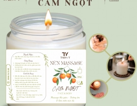 Nến Massage Body Cam Ngọt
