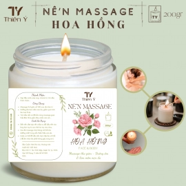Nến Massage Body Hoa Hồng