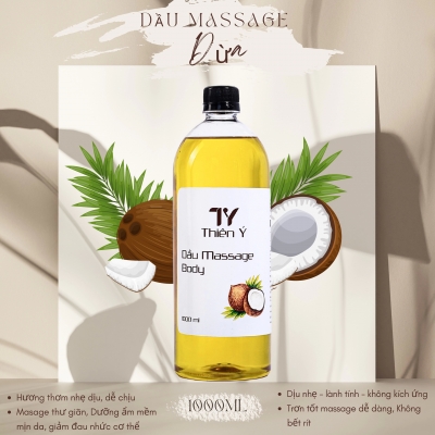 Dầu Massage Body Hương Dừa