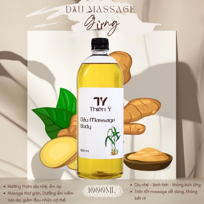 Dầu Massage Body Gừng