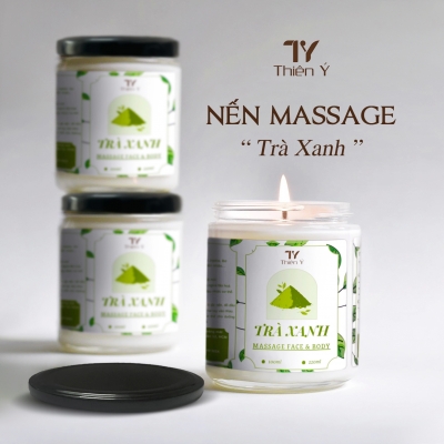 Nến Massage Body Trà Xanh