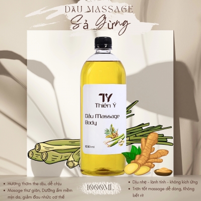Dầu Massage Body Sả Gừng
