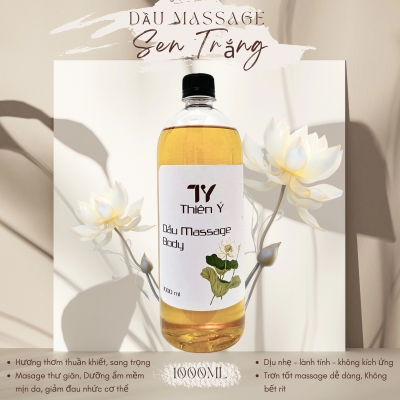 Tinh Dầu Massage Body Sen Trắng