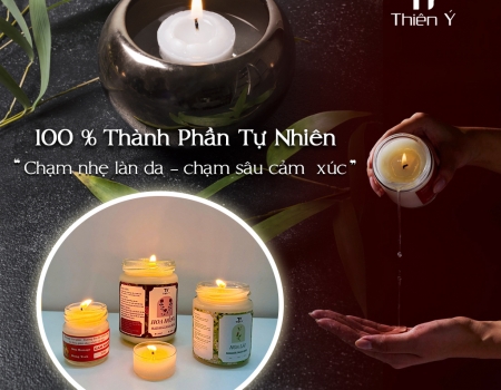 Bộ Sưu Tập Nến Massage Thiên Ý 4 Kích Thước từ Thiên Ý