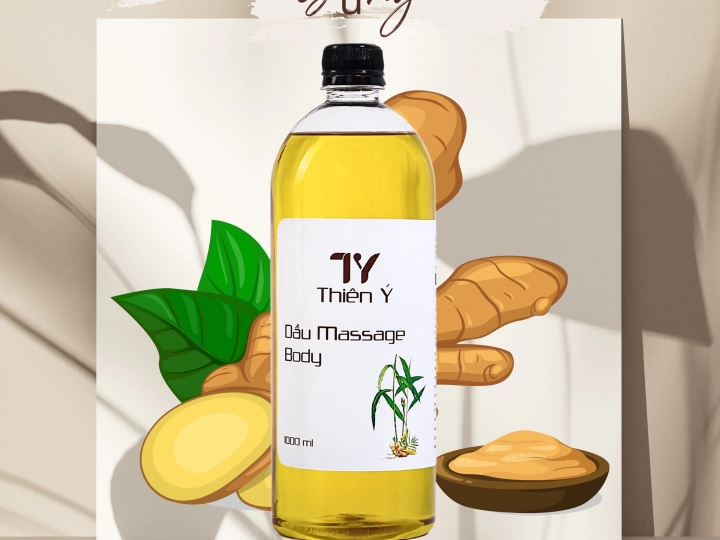 Dầu Massage Body Gừng