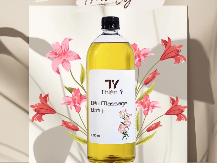 Dầu Massage Body Hoa Ly
