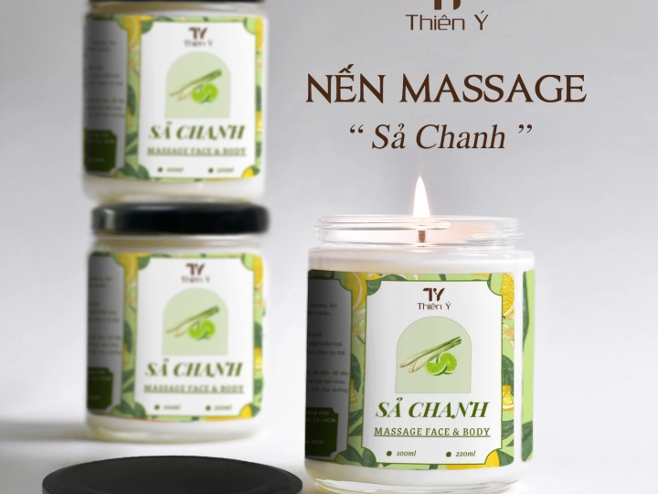 Nến Massage Body Sả Chanh