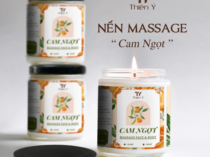 Nến Massage Body Cam Ngọt