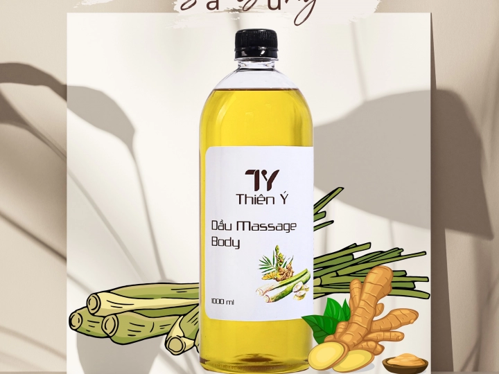 Dầu Massage Body Sả Gừng