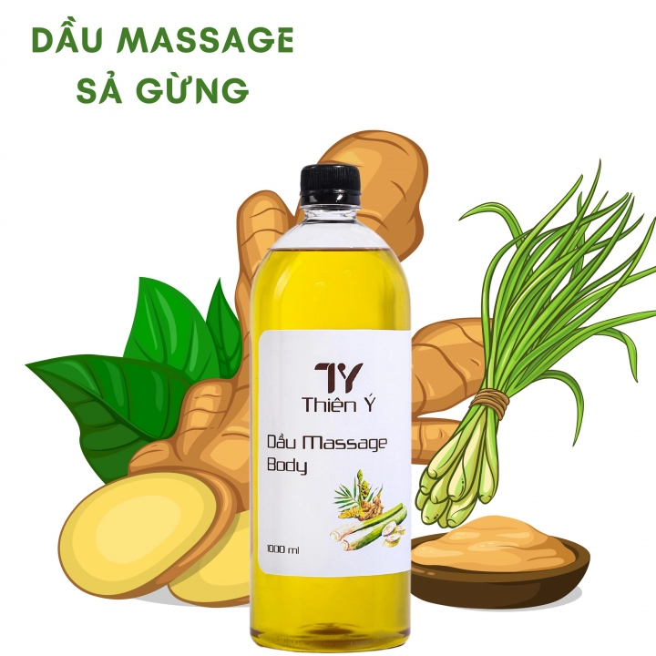 Dầu Massage Body Sả Gừng