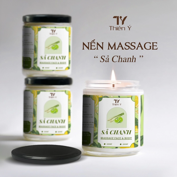 Nến Massage Body Sả Chanh