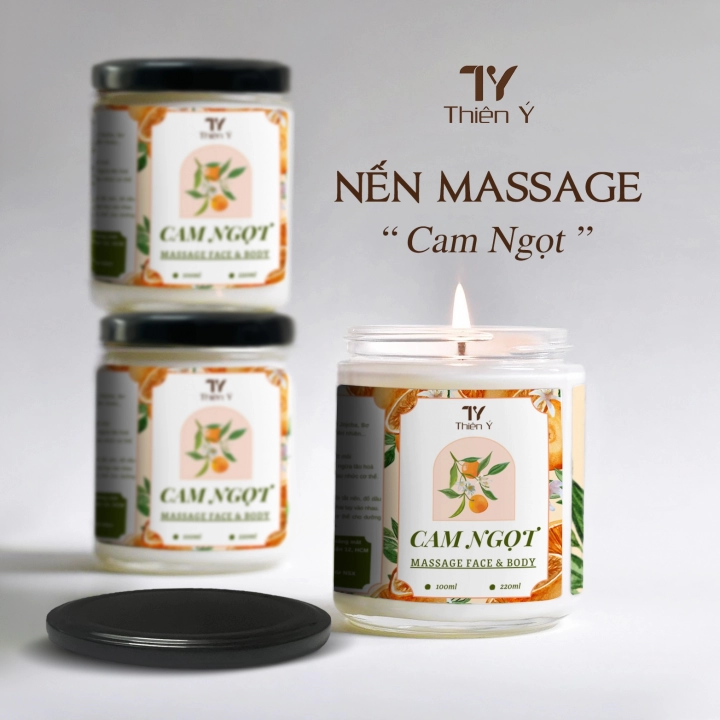 Nến Massage Body Cam Ngọt