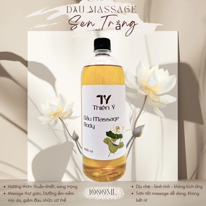 Tinh Dầu Massage Body Sen Trắng