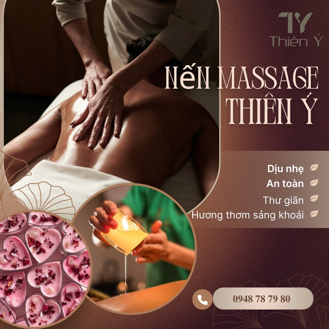 Công dụng Nến Massage Thiên Ý